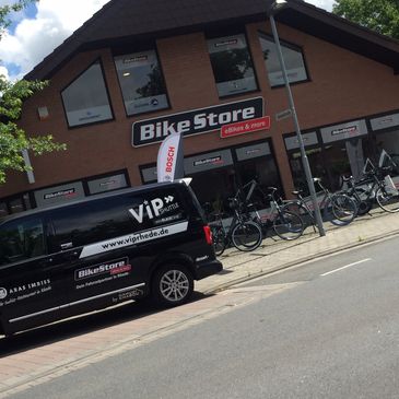 Taxi Chabou - Werbung Bike Store
